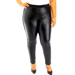 Philosophy Faux Leather Women’s Pants plus size 3X Matrix vibes mob wives